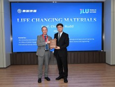 Prof. Chris Rudd OBE, the Vice-President of the ISBE was invited to present “JLU Global Lecture”