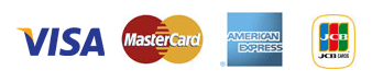 Visa/MasterCard/American Express/JCB